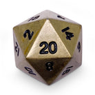Single Alloy Metal D20 in Bronze Dragon Scale by Norse Foundry-Metal - Zinc Alloy Dice-Norse Foundry-dice-dungeons & dragons-dnd-dungeons & dragons-metal dice-d20