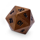Single Alloy Metal D20 in Gnomish Copper by Norse Foundry-Metal - Zinc Alloy Dice-Norse Foundry-dice-dungeons & dragons-dnd-dungeons & dragons-metal dice-d20