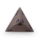 Single Alloy Metal D4 in Bronze Dragon Scale by-Metal - Zinc Alloy Dice-Norse Foundry-dice-dungeons and dragons-dnd-dungeons & dragons-metal dice-d4