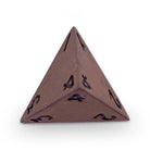 Single Alloy Metal D4 in Gnomish Copper by-Metal - Zinc Alloy Dice-Norse Foundry-dice-dungeons and dragons-dnd-dungeons & dragons-metal dice-d4