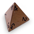 Single Alloy Metal D4 in Gnomish Copper by-Metal - Zinc Alloy Dice-Norse Foundry-dice-dungeons and dragons-dnd-dungeons & dragons-metal dice-d4