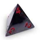 Single Alloy Metal D4 in Nightmare Black by-Metal - Zinc Alloy Dice-Norse Foundry-dice-dungeons and dragons-d&d-dungeons & dragons-metal dice-d4