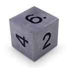 Single Alloy Metal D6 in Aged Mithiral by Norse Foundry-Metal - Zinc Alloy Dice-Norse Foundry-Norse Foundry-dungeons & dragons-d&d dice-rpg d6-metal d6-d&d-d6-perfect for tabletop rpgs
