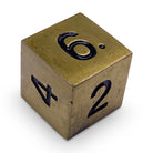 Single Alloy Metal D6 in Bronze Dragon Scale by Norse Foundry-Metal - Zinc Alloy Dice-Norse Foundry-dice-dungeons and dragons-dnd-dungeons & dragons-metal dice-d6