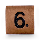 Single Alloy Metal D6 in Gnomish Copper by Norse Foundry-Metal - Zinc Alloy Dice-Norse Foundry-dice-dungeons and dragons-dnd-dungeons & dragons-metal dice-d6