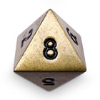 Single Alloy Metal D8 in Bronze Dragon Scale by Norse Foundry-Metal - Zinc Alloy Dice-Norse Foundry-dice-dungeons & dragons-d&d-dungeons & dragons-metal dice-d8