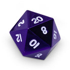 Single Alloy Metal Dice - Bardic Purple D20-Metal - Zinc Alloy Dice-Norse Foundry-dice-dungeons & dragons-d&d-dungeons & dragons-metal dice-d20