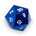 Single Alloy Metal Dice - Celestial Blue D20-Metal - Zinc Alloy Dice-Norse Foundry-dice-dungeons and dragons-dnd-dungeons & dragons-metal dice-d20