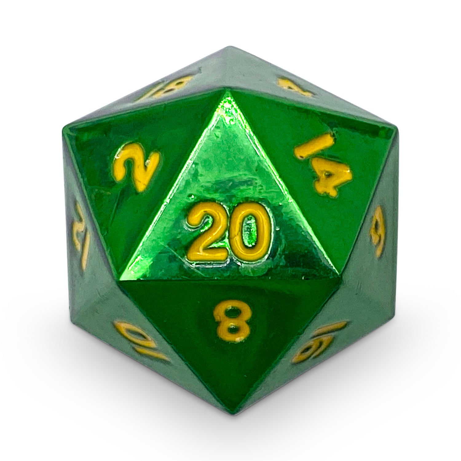Single Alloy Metal Dice - Goblin Horde D20-Metal - Zinc Alloy Dice-Norse Foundry-dice-dungeons & dragons-d&d-dungeons & dragons-metal dice-d20