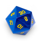 Single Alloy Metal Dice - Lightning Bolt D20-Metal - Zinc Alloy Dice-Norse Foundry-dice-dungeons and dragons-d&d-dungeons & dragons-metal dice-d20