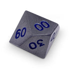 Single Alloy Metal Percentile D10 in Atomic Metal by Norse Foundry-Metal - Zinc Alloy Dice-Norse Foundry-dice-dungeons & dragons-d&d-dungeons & dragons-metal dice-d%-percentile