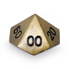 Single Alloy Metal Percentile D10 in Bronze Dragon Scale by Norse Foundry-Metal - Zinc Alloy Dice-Norse Foundry-Norse Foundry-dungeons & dragons-d&d dice-rpg d%-metal d%-d&d-d%-percentile-perfect for tabletop rpgs