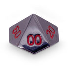 Single Alloy Metal Percentile D10 in Nightmare Black by Norse Foundry-Metal - Zinc Alloy Dice-Norse Foundry-dice-dungeons and dragons-dnd-dungeons & dragons-metal dice-d%-percentile