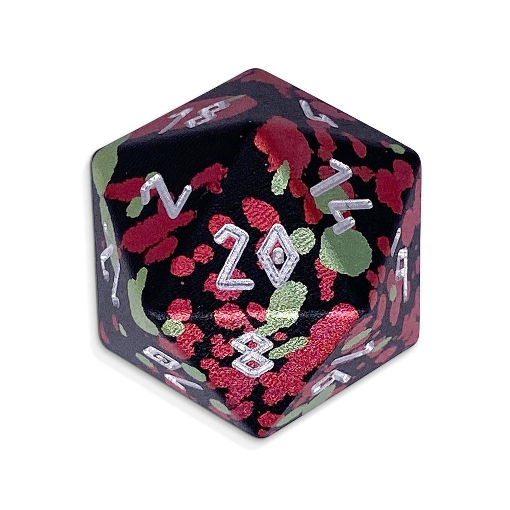 Single Wondrous Dice® D20 in Astral Plane by Norse Foundry 6063 Aircraft Grade Aluminum