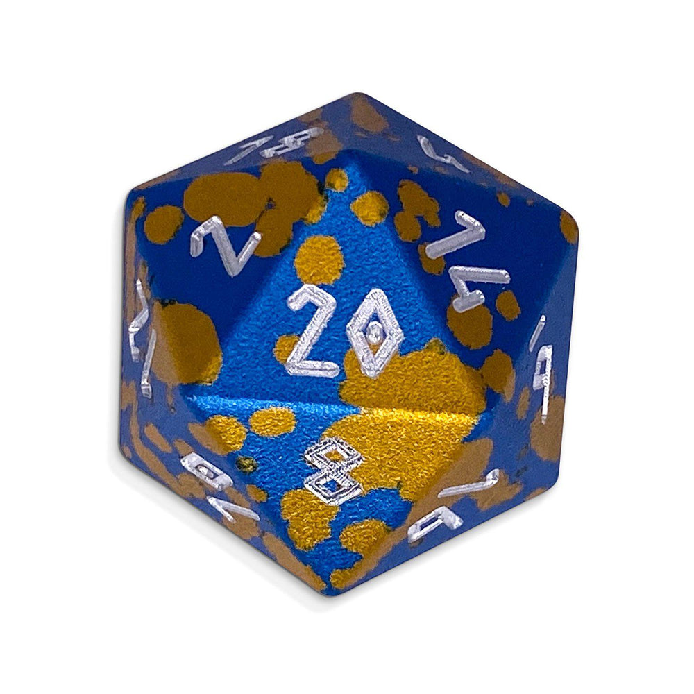 Single Wondrous Dice® D20 in Mimic by Norse Foundry® 6063 Aircraft Grade Aluminum