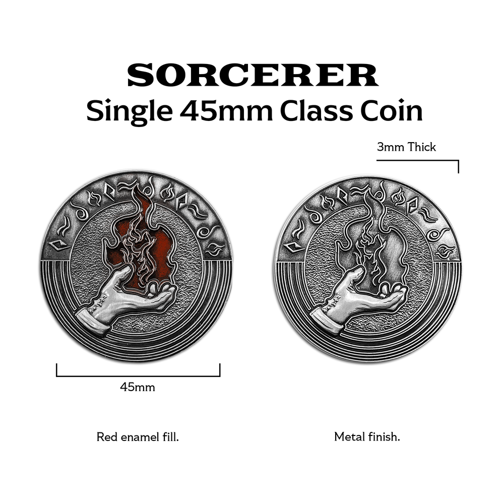 Sorcerer - Single 45mm Class Coins
