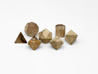Spalted Tamarind Wood - 7 Piece RPG Wooden Dice Set-Wooden Dice-Norse Foundry-Norse Foundry-wood dice set-dungeons & dragons-d&d dice set-rpg dice set-wood dice set-d&d-perfect for tabletop rpgs