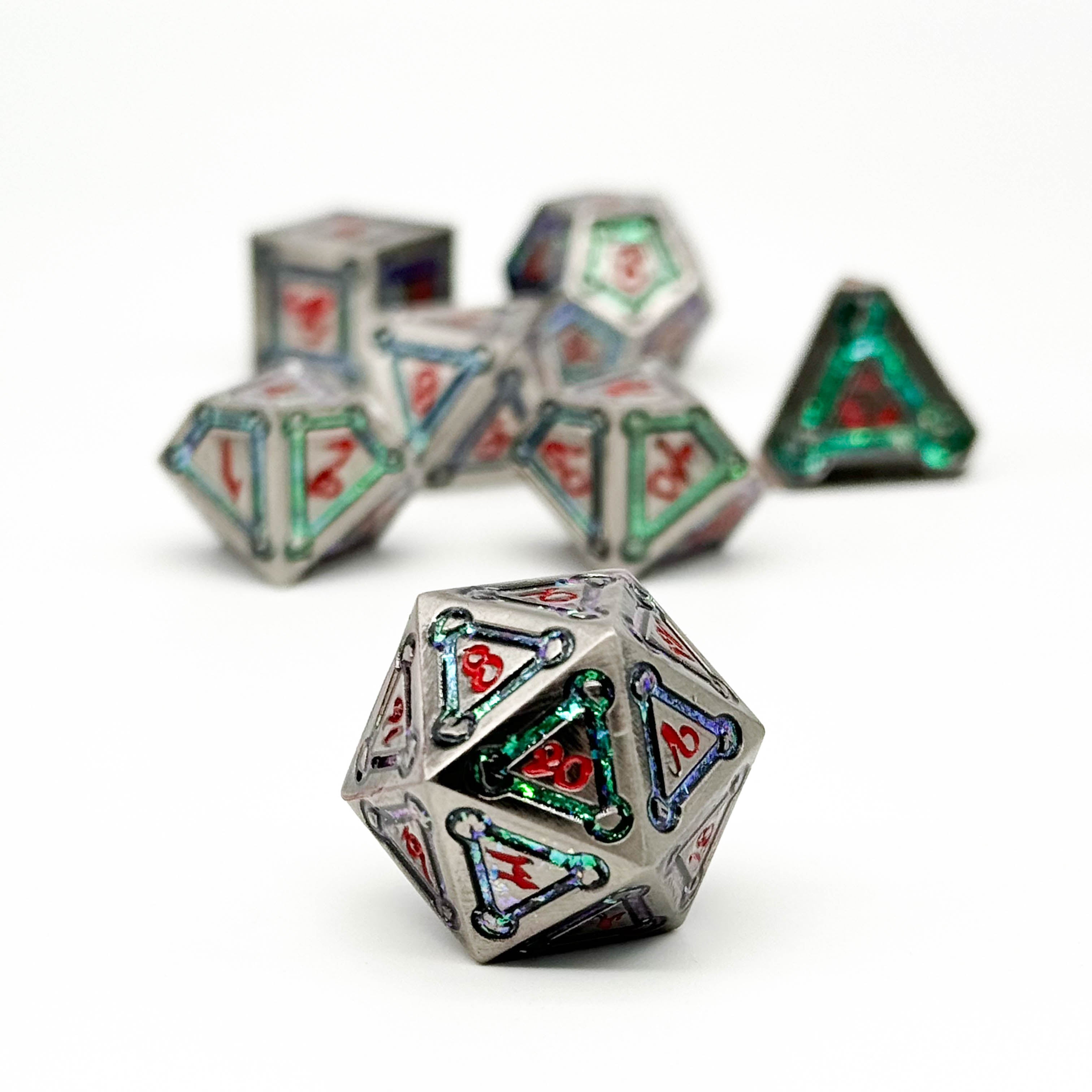 Spell Circle Mystery Dice Set-Mystery Deals-Norse Foundry-mystery dice-dungeons and dragons-d&d-dungeons & dragons-mystery deal-Perfect for Tabletop RPGs