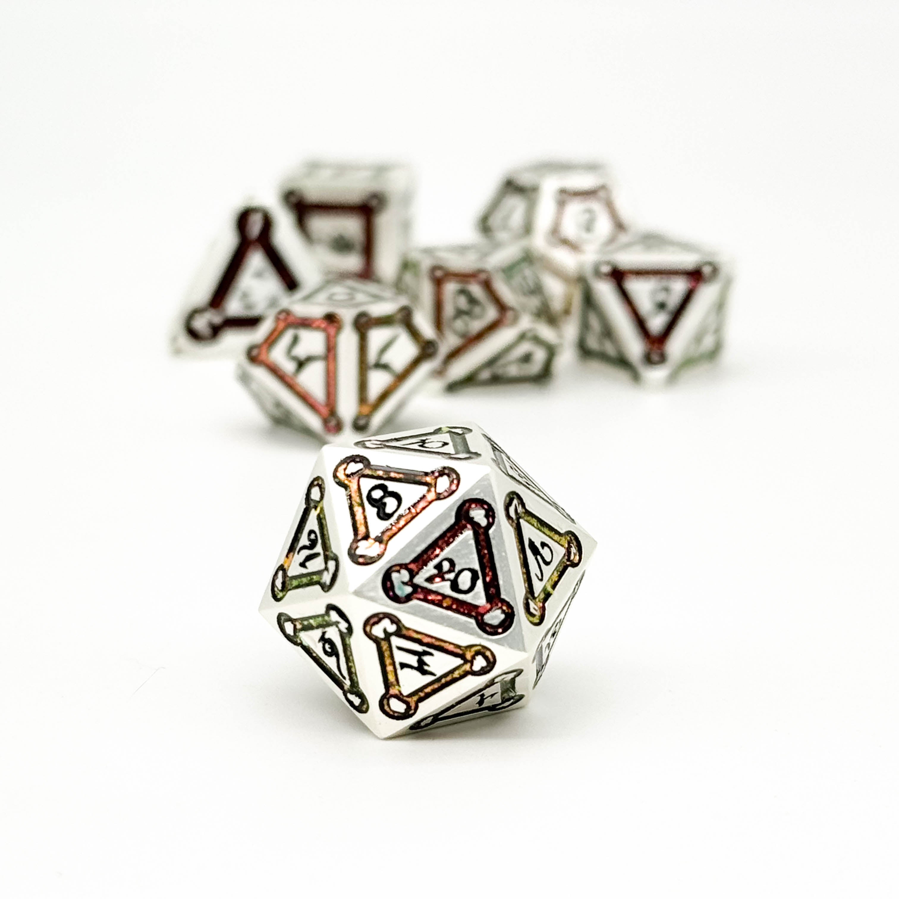 Spell Circle Mystery Dice Set-Mystery Deals-Norse Foundry-mystery dice-dungeons and dragons-d&d-dungeons & dragons-mystery deal-Perfect for Tabletop RPGs