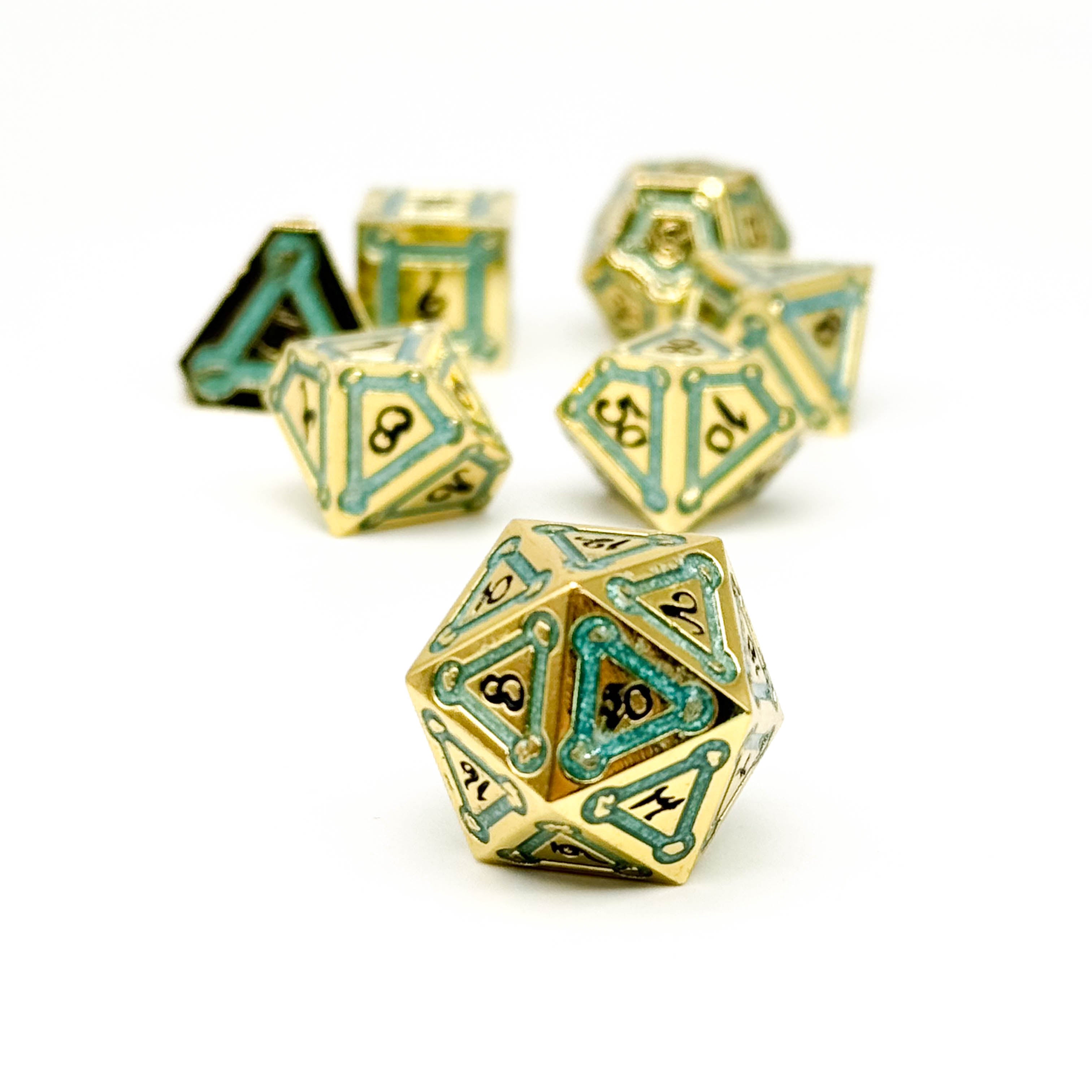 Spell Circle Mystery Dice Set-Mystery Deals-Norse Foundry-mystery dice-dungeons and dragons-d&d-dungeons & dragons-mystery deal-Perfect for Tabletop RPGs
