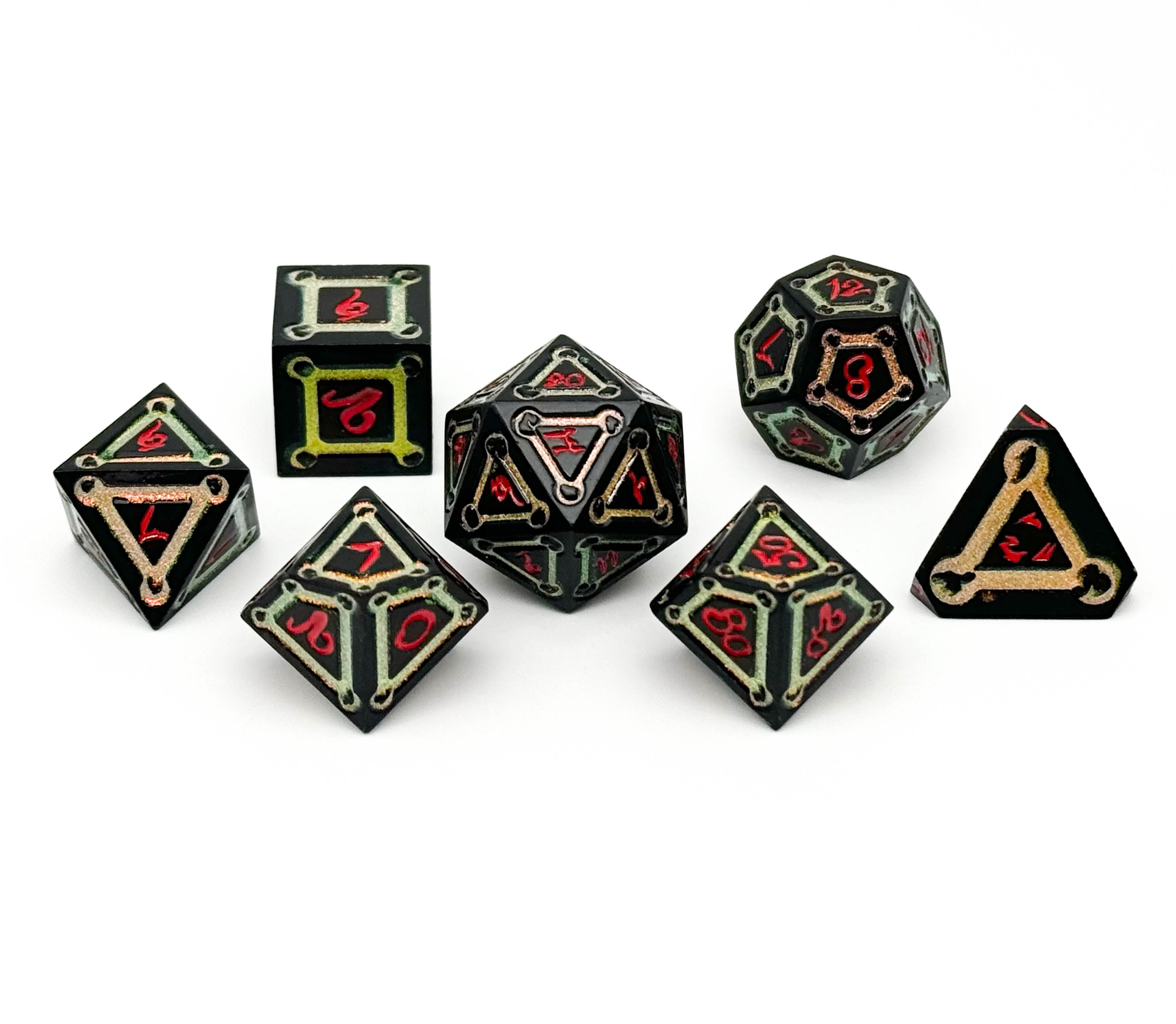 Spell Circle Mystery Dice Set-Mystery Deals-Norse Foundry-mystery dice-dungeons and dragons-d&d-dungeons & dragons-mystery deal-Perfect for Tabletop RPGs