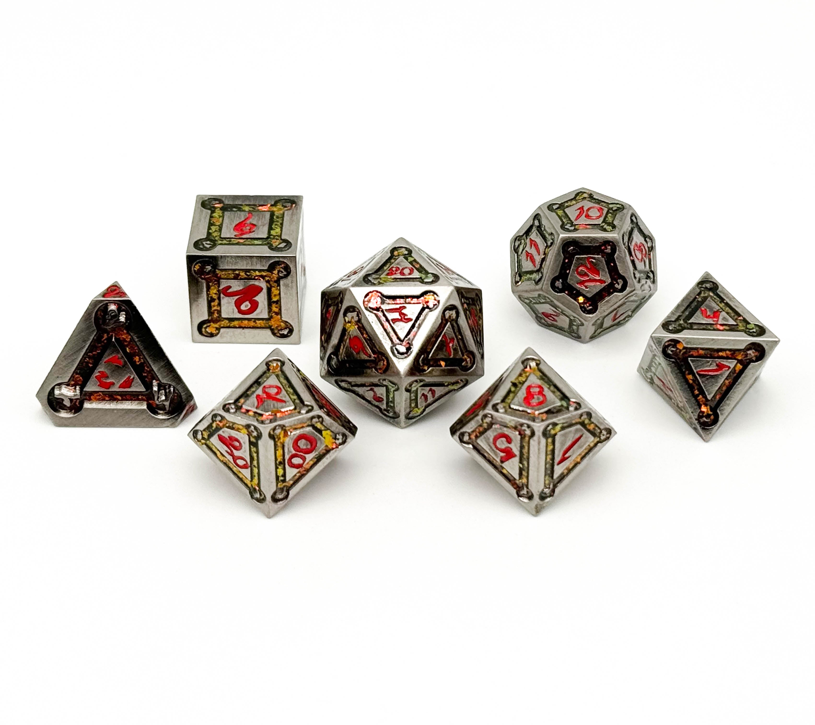 Spell Circle Mystery Dice Set-Mystery Deals-Norse Foundry-mystery dice-dungeons and dragons-d&d-dungeons & dragons-mystery deal-Perfect for Tabletop RPGs