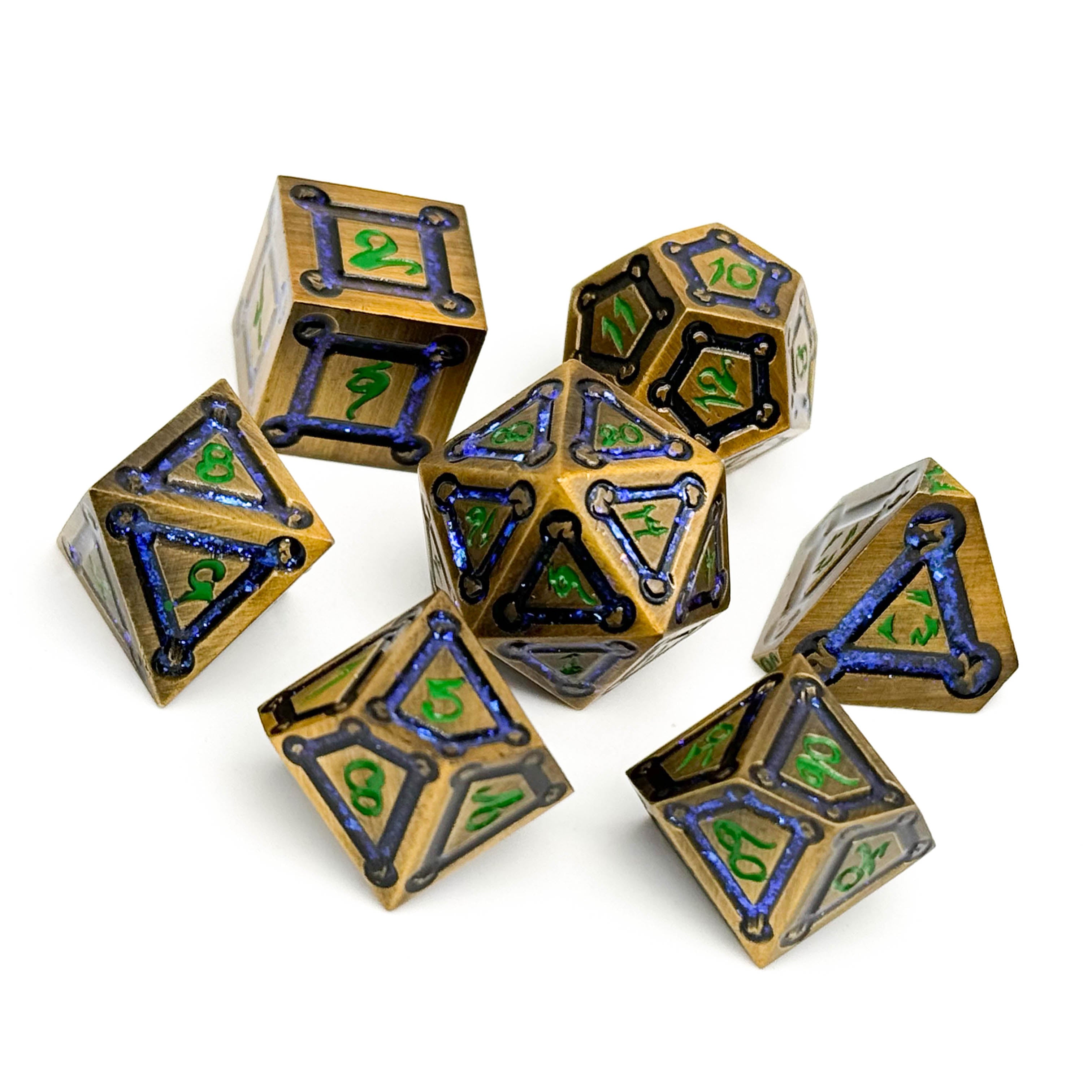 Spell Circle Mystery Dice Set-Mystery Deals-Norse Foundry-mystery dice-dungeons and dragons-d&d-dungeons & dragons-mystery deal-Perfect for Tabletop RPGs