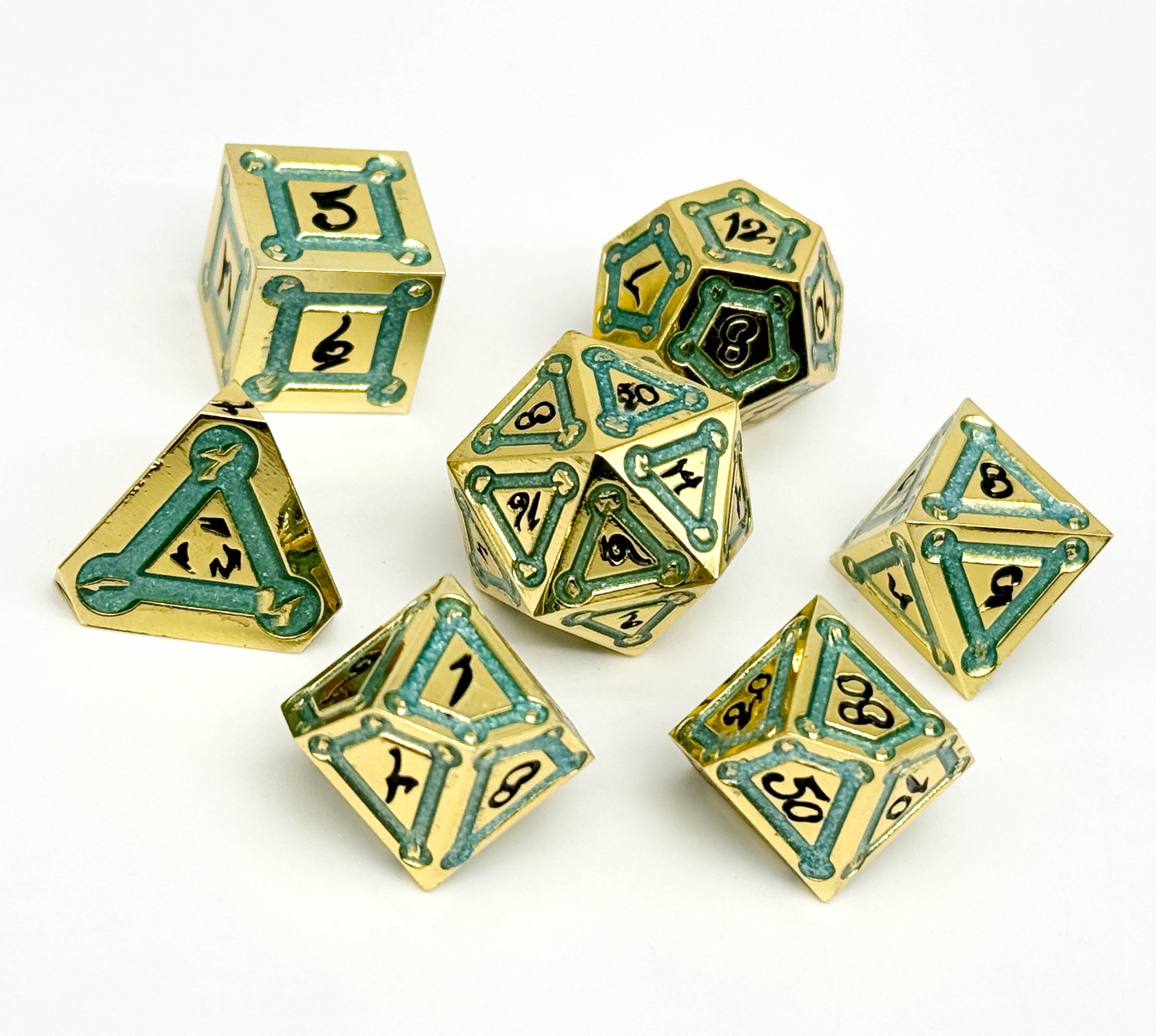 Spell Circle Mystery Dice Set-Mystery Deals-Norse Foundry-mystery dice-dungeons and dragons-dnd-dungeons & dragons-mystery deal-Perfect for Tabletop RPGs