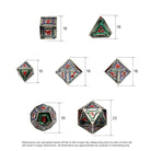 Spell Circle Mystery Dice Set-Mystery Deals-Norse Foundry-mystery dice-dungeons and dragons-dnd-dungeons & dragons-mystery deal-Perfect for Tabletop RPGs