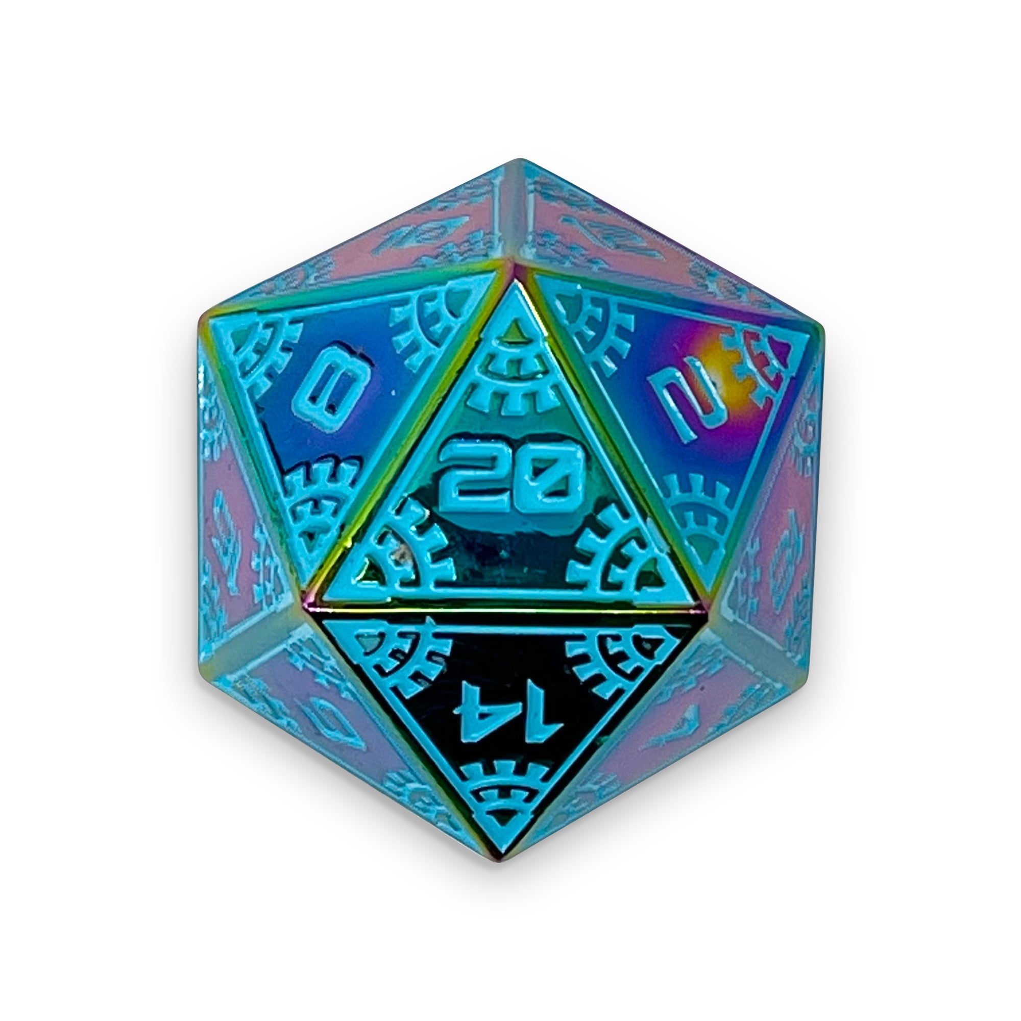 Stars of Auriga - Asteroid Boulder® 45MM Alloy Metal Dice-Metal - Zinc Alloy Dice-Norse Foundry-Norse Foundry-dungeons & dragons-d&d dice-rpg dice-d20-metal dice-d&d-45mm-oversize-boulder-perfect for tabletop rpgs