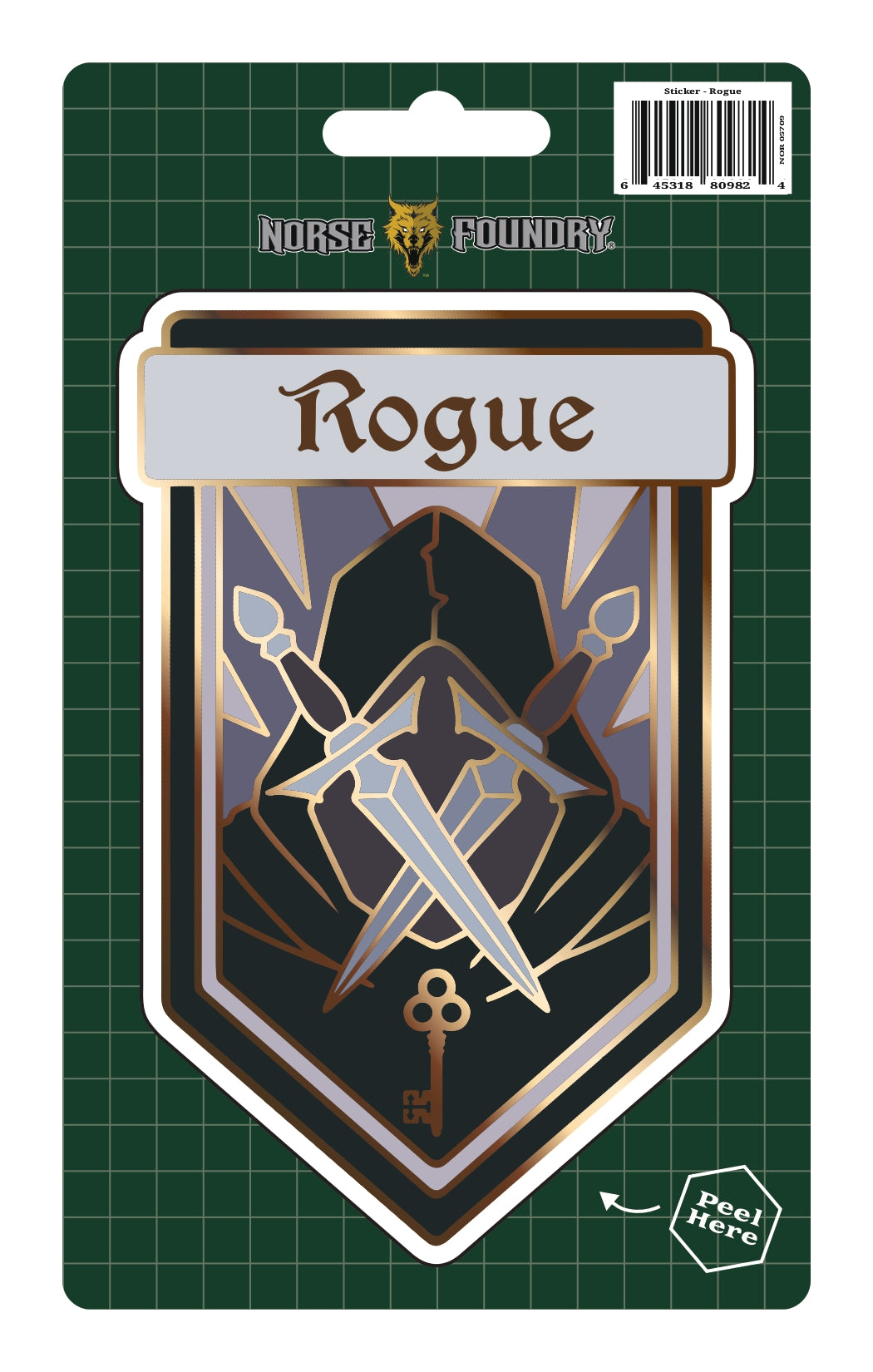 Sticker - Rogue-Stickers-Norse Foundry-d&d-dungeons & dragons-accessories-d&d stickers-class sticker-sticker collections