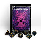 Storybook - Bloodstone-Gemstone Dice-Norse Foundry-Gemstone Dice-Dungeons & Dragons Dice-Gem Dice-D&D Dice-Gaming Dice-Perfect for Tabletop RPGs-Dice Set