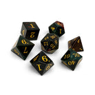 Storybook - Bloodstone-Gemstone Dice-Norse Foundry-Norse Foundry-dungeons & dragons-d&d dice set-rpg dice set-gemstone dice set-d&d-tin book-perfect for tabletop rpgs
