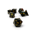 Storybook - Bloodstone-Gemstone Dice-Norse Foundry-Norse Foundry-dungeons & dragons-d&d dice set-rpg dice set-gemstone dice set-d&d-tin book-perfect for tabletop rpgs