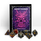 Storybook - Indian Agate-Gemstone Dice-Norse Foundry -Gemstone Dice-Dungeons & Dragons Dice-Gem Dice-D&D Dice-Gaming Dice-Perfect for Tabletop RPGs-Dice Set