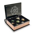 Storybook - Indian Agate-Gemstone Dice-Norse Foundry -Gemstone Dice-Dungeons & Dragons Dice-Gem Dice-DnD Dice-Gaming Dice-Perfect for Tabletop RPGs-Dice Set