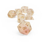 Storybook - K9 Frosted-Glass Dice-Norse Foundry -Glass Dice-Dungeons & Dragons Dice-Glass Dice-DnD Dice-Gaming Dice-Perfect for Tabletop RPGs-Dice Set