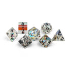 Storybook - K9 Rainbow Glass-Glass Dice-Norse Foundry-Glass Dice-Dungeons & Dragons Dice-Glass Dice-D&D Dice-Gaming Dice-Perfect for Tabletop RPGs-Dice Set