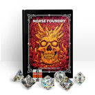 Storybook - K9 Rainbow Glass-Glass Dice-Norse Foundry-Glass Dice-Dungeons & Dragons Dice-Glass Dice-DnD Dice-Gaming Dice-Perfect for Tabletop RPGs-Dice Set