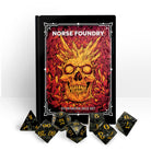 Storybook - Shattered Smoke Zircon-Glass Dice-Norse Foundry -Glass Dice-Dungeons & Dragons Dice-Glass Dice-DnD Dice-Gaming Dice-Perfect for Tabletop RPGs-Dice Set