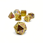 Storybook - Tome of the Forbidden-Metal - Zinc Alloy Dice-Norse Foundry -Norse Foundry-dungeons & dragons-d&d dice set-rpg dice set-d20-metal dice set-d&d-perfect for tabletop rpgs