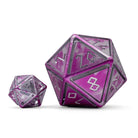 Sugar Bomb - Nimbus™ Boulder® 55mm 6063 Aluminum Wondrous Dice-Dice-Norse Foundry-Norse Foundry-aluminum dice-dungeons & dragons-d&d dice-rpg dice-d20-d&d-55mm-oversize-boulder-perfect for tabletop rpgs