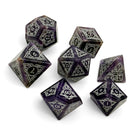Sylvan Weaver - Amethyst-Gemstone Dice-Norse Foundry-Dungeons and Dragons-D&D Dice-D20-Dice Set-D&D-Perfect for Tabletop RPGs