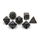 Sylvan Weaver - Amethyst-Gemstone Dice-Norse Foundry-Dungeons and Dragons-D&D Dice-D20-Dice Set-D&D-Perfect for Tabletop RPGs