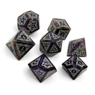 Sylvan Weaver - Amethyst-Gemstone Dice-Norse Foundry-Norse Foundry-dungeons & dragons-d&d dice set-rpg dice set-gemstone dice set-d&d-perfect for tabletop rpgs