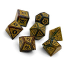Sylvan Weaver - Indian Agate-Gemstone Dice-Norse Foundry-Dungeons and Dragons-D&D Dice-D20-Dice Set-D&D-Perfect for Tabletop RPGs