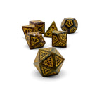 Sylvan Weaver - Indian Agate-Gemstone Dice-Norse Foundry-Dungeons and Dragons-DND Dice-D20-Dice Set-D&D-Perfect for Tabletop RPGs
