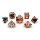 Sylvan Weaver - Lunar Shadows - Metal Dice Set-Metal - Zinc Alloy Dice-Norse Foundry-Norse Foundry-dungeons & dragons-d&d dice set-rpg dice set-d20-metal dice set-d&d-perfect for tabletop rpgs