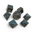 Sylvan Weaver - Skyforge Aegis - Metal Dice Set-Metal - Zinc Alloy Dice-Norse Foundry-Dungeons and Dragons-DND Dice-D20-Dice Set-DND-Perfect for Tabletop RPGs