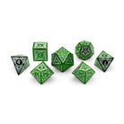 Sylvan Weaver - Springtide - Metal Dice Set-Metal - Zinc Alloy Dice-Norse Foundry-Norse Foundry-dungeons & dragons-d&d dice set-rpg dice set-d20-metal dice set-d&d-perfect for tabletop rpgs